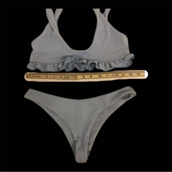 Women's Baby Blue Zaful Bikini Size Medium NWOT - Picture 2 of 8